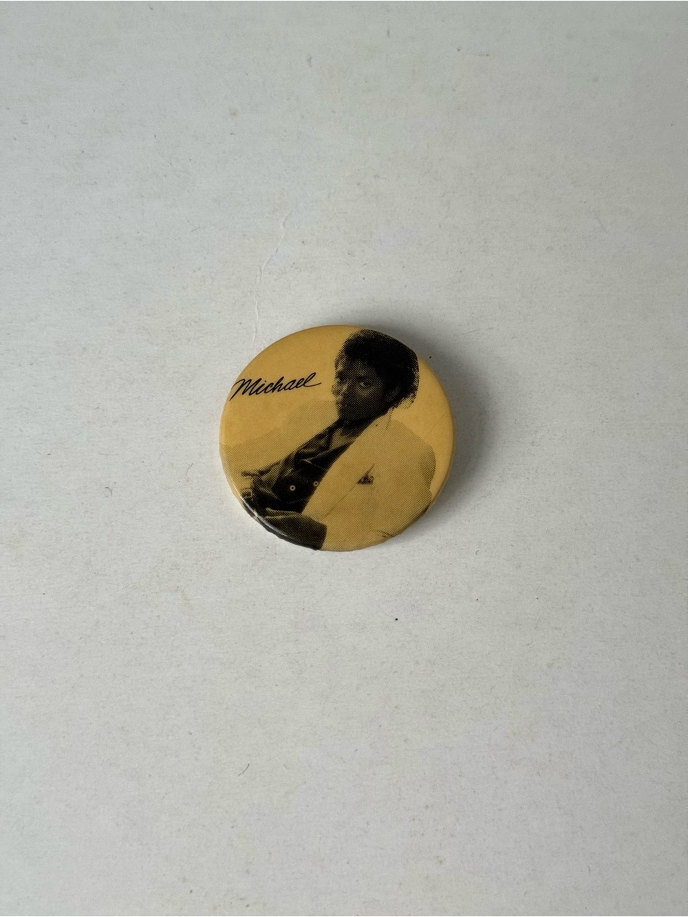 Vintage 1980s Michael Jackson Thriller Era Small Pin – Retro Music Memorabilia